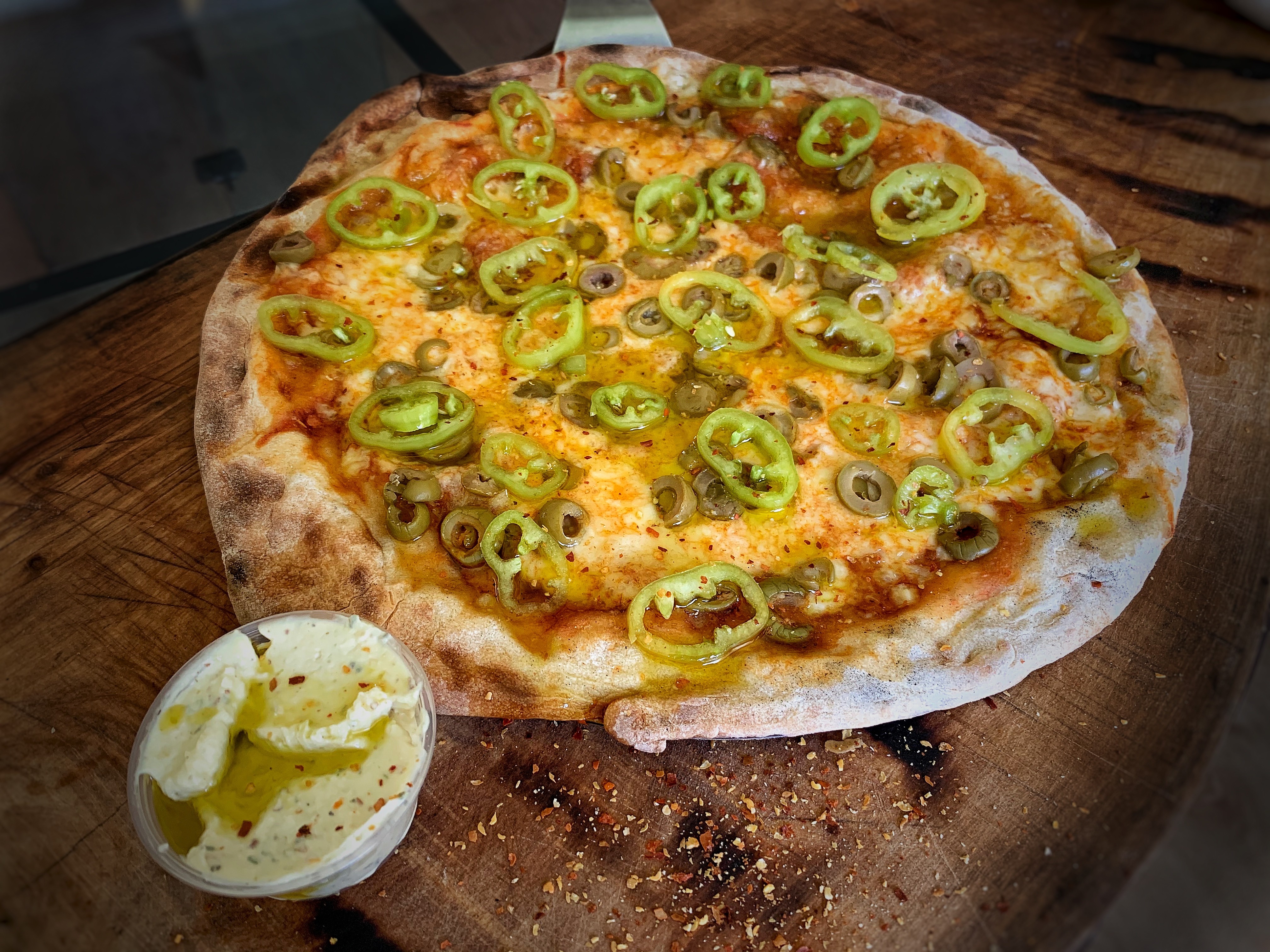 Pizza Toscana Familiar Cabra